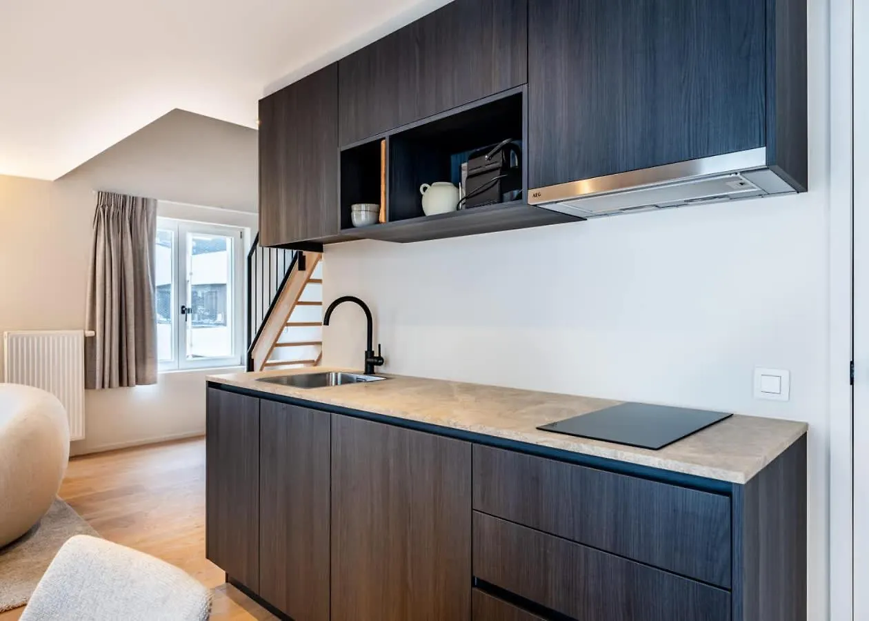 Huswell - Stylish Duplex Studio With Premium Materials In Ghent City Center Apartamento